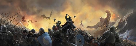 Battle Scene Art, Battle Scene, The Great I Am, Scene Art, Children Illustration, Cover Art, Dungeons And Dragons, Concept Art, In This Moment