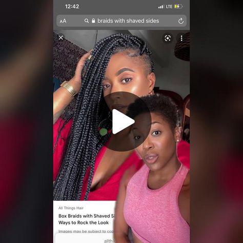 Braids Side, Side Shaved, Fulani Braids, Box Braids Styling, Makeup Salon, Knotless Braids, Tiktok Style, Sephora Collection, Nyx Professional Makeup