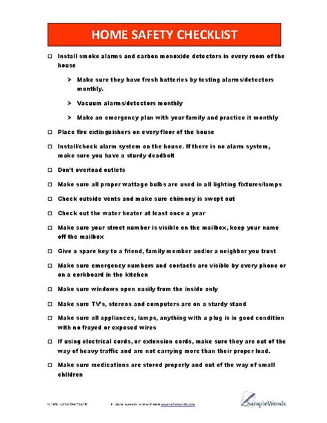 Home Safety Checklist Foster Care Home Study Checklist, Scouting Activities, Newborn Adoption, Home Safety Checklist, House Safety, Home Safety Tips, Safety Checklist, Survival Fire, Safety Precautions