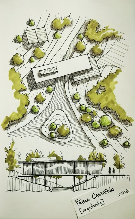 Landscape Architecture Concept Plan, Architectural Concept Drawings, Landscape Architecture Sketch Hand Drawn, Landscape Concept Sketch, Landscape Ideas Drawing Architecture, Environmental Design Architecture, Landscape Design Drawings Plan, Architecture Concept Drawings Sketches, Architecture Plan Sketch