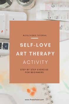 If you are struggling with practicing self-love, join me in this step by step art therapy activity to find self love and self acceptance. This therapeutic and expressive painting exercise will help you have insight on your relationship with yourself and learn how to love yourself unconditionally on an emotional and spiritual level through art making. #arttherapy #selflovearttherapy Step By Step Art, Self Love Art, Art Therapy Directives, Expressive Painting, Therapy Activity, Creative Arts Therapy, Relationship With Yourself, How To Love Yourself, Practicing Self Love