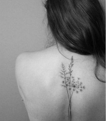 Elegant And Meaningful: Top 50 Spine Tattoo Ideas In 2023 Elegant Spine Tattoos, Upper Back Tattoo, Poked Tattoo, Dandelion Tattoo Design, Circular Tattoo, Spine Tattoo Ideas, Dandelion Tattoo, Circle Tattoos, Spine Tattoos For Women