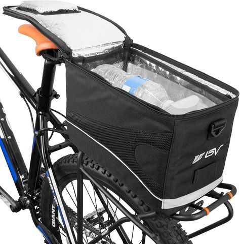 AmazonSmile : BV Insulated Trunk Cooler Bag for Warm or Cold Items, Shoulder Strap & Quick-Access Lid Opening, BA2 : Sports & Outdoors Bicycle Commuting, Bicycle Rear Rack, Bike Mirror, Foldable Bikes, Bike Panniers, Commuter Bicycle, Bicycle Rack, Bike Trailer, Pannier Bag