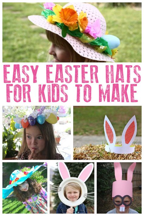 Get ready for the Easter hat parade this year with these simple Easter Hats and Bonnets that you and your kids can make together. From simple last minute ideas to more elaborate creations. via @rainydaymum Easter Hats For Kids, Easter Hat Parade Ideas Schools, Spring Hat Parade, Easter Hat Ideas, Boys Easter Hat, Easter Bonnet Ideas, Easter Bonnets For Boys, Easter Hat Parade, Easter Bonnets