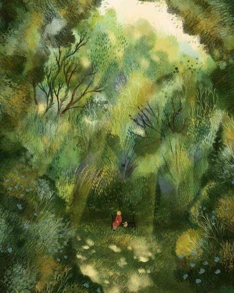 Forest Drawing, Forest Illustration, Landscape Illustration, Nature Illustration, Illustration Artists, Children's Book Illustration, Book Illustration, Pretty Art, In Nature