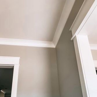 8 Modern Crown Molding Designs and Ideas | The Family Handyman Crown Molding In Modern Home, Farmhouse Ceiling Molding, Different Types Of Crown Molding, Modern Crown Molding Ideas Ceiling, Narrow Crown Molding, Types Of Crown Molding Ceiling, Low Ceiling Crown Molding, Transitional Crown Molding Ideas, Crown Molding Ideas Bedroom