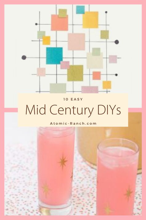 Mid Century Wall Decor Ideas, Diy Mid Century Wall Art, Mid Century Art Diy, Mid Century Modern Kitchen Decor Ideas, Mid Century Modern Kitchen Art, Mid Century Art Print, Retro Modern Furniture, Mcm Diy, Retro Home Decor Mid Century