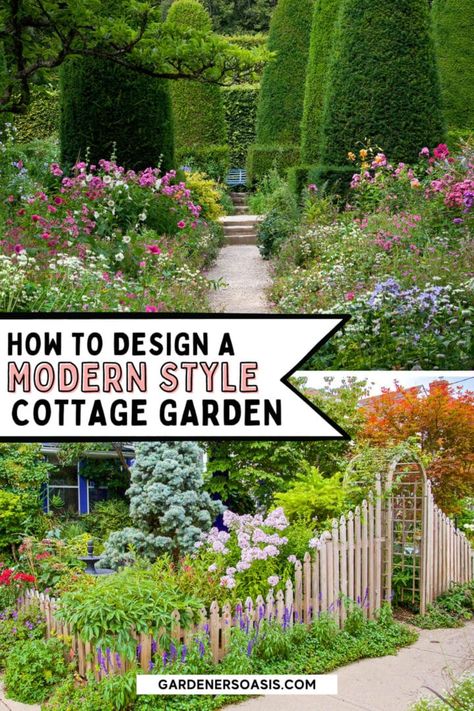 Small Cottage Garden Design, Garden Design Concept, Modern Cottage Garden, Cottage Garden Design Ideas, Small Cottage Garden, Small Cottage Garden Ideas, Garden Concept, Growing Gardens, Classic Cottage