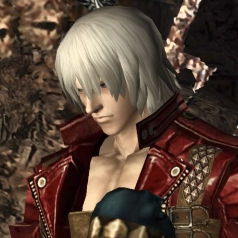 dmc 3 Devil May Cry, White Hair, Instagram Profile, Red, Hair, Anime, Instagram