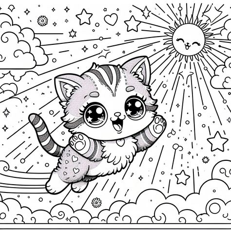 Click to download and print this fun Cute Kitten Coloring Page! Kittens Coloring, Animals Coloring, Cute Kitten, Fun Cute, Animal Coloring Pages, Adult Coloring Pages, Kittens Cutest, Coloring Page, Adult Coloring