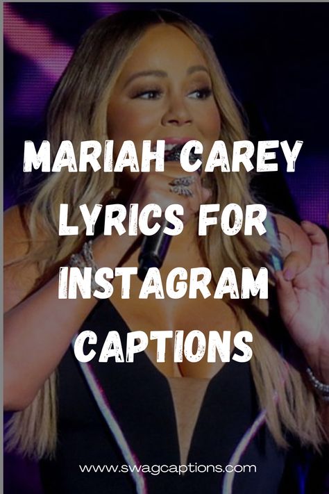 Looking for the perfect Instagram captions? Dive into Mariah Carey's iconic lyrics from her latest albums! Unleash your inner diva with these empowering lines that will make your posts shine. From "Caution" to "The Rarities," discover Mariah's lyrical magic for your social media game. Let the Queen of Melisma inspire your next caption! #MariahCareyLyrics #InstagramCaptions #EmpoweringLines #DivaInspiration #CautionAlbum #TheRaritiesAlbum #LyricalMagic #QueenOfMelisma Mariah Carey Quotes, Mariah Carey Instagram, Mariah Carey Concert, Mariah Carey Lyrics, Mariah Carey Outfits, Mariah Carey Songs, Iconic Lyrics, Ig Captions, Christmas Concert