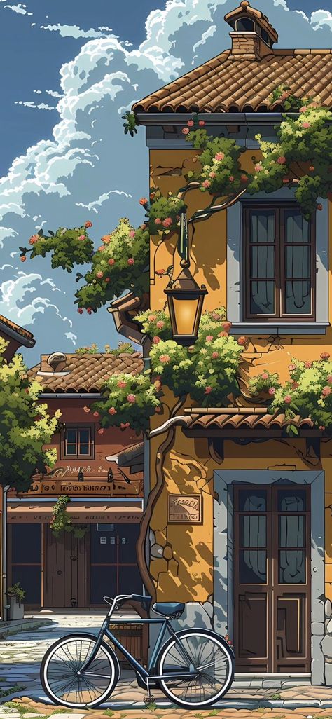 Praதிப் (@pradeepvjvk) on X Ghibli Template, Wallpapers House, Surreal Wallpaper, Anime Landscape, Iphone Wallpaper Blur, Pixel Art Landscape, Spring Scenery, Studio Ghibli Background, Dreamy Artwork