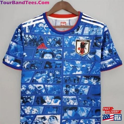 Japan Anime Football Jersey Manga Commemorative Edition Shirt Sweatshirt Classic Check more at https://tourbandtees.com/product/japan-anime-football-jersey-manga-commemorative-edition-shirt-sweatshirt-classic/ Japan Football, Jersey Real Madrid, Soccer Pants, Soccer Workouts, Football Uniform, Football Tops, Professional Soccer, Soccer Uniforms, Soccer Shirt