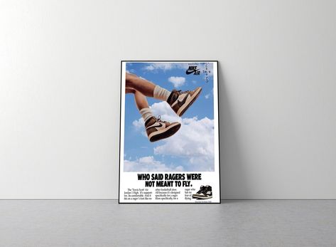 Travis Scott Jordans, Birthday Lion King, Cactus Jack Logo, Air Jordan 1 Travis Scott, Trend Poster, Mens Room Decor, Hypebeast Iphone Wallpaper, Nike Poster, Sneakerhead Room