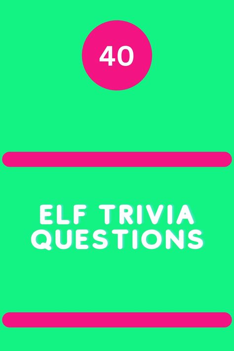 If you think you recall the movie Elf, test your knowledge with our ultimate Elf ... Read More Europe Quiz, Car Quiz, Friends Trivia, Quiz Questions And Answers, Trivia Questions And Answers, Boys Don't Cry, Trivia Night, Will Ferrell, Trivia Questions