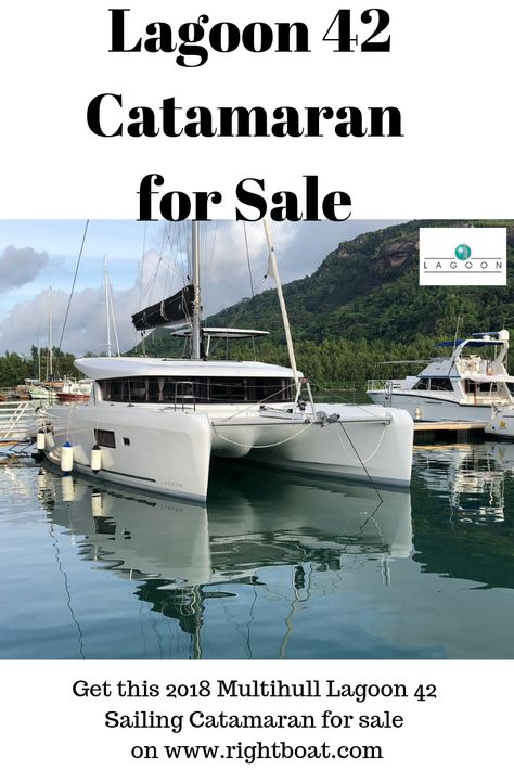 Lagoon 42 Catamaran, Catamaran For Sale, Container Pool, Ocean Sailing, Dream Boat, Wooden Boat Building, Boat Insurance, Sail Boats, Deep Sea Fishing