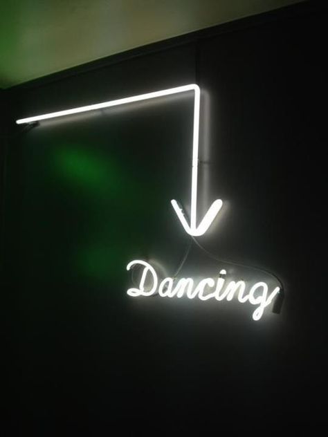 Cute idea. Dancing in neon lights!!!! Led Sign Board, Neon Sign Art, Dance It Out, Playground Design, Irish Dance, Dance Studio, Neon Art, Humble Abode, Light Installation