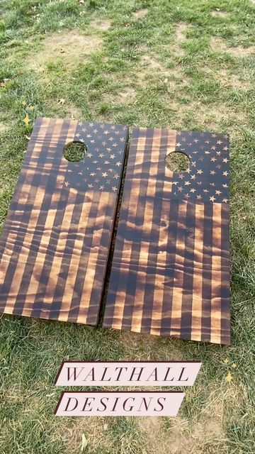 Corn Hole Boards Diy, Painting Cornhole Boards, Corn Hole Boards Designs Paint, Corn Hole Boards Designs, Black Gel Stain, Flag Cornhole Boards Designs, Painted Corn Hole Boards, Stained Cornhole Boards, Cornhole Boards Designs Stained