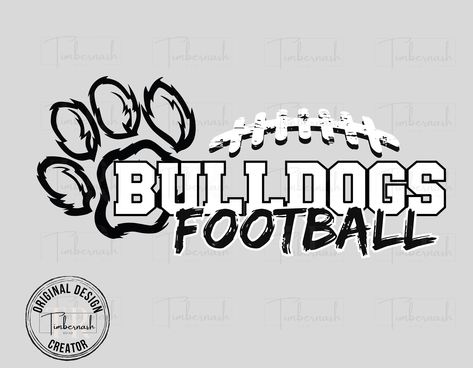 Bulldog Mascot Logo, Bulldog Football Svg, Bulldog Football Shirts, Bulldog Spirit Shirt Ideas, Fresno Bulldogs, Spirit Wear Designs, Bulldog Football, School Spirit Shirts Designs, White Bulldog