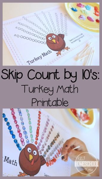 FREE Turkey Counting by 10's worksheet using q-tips. This fun, unique kindergarten math worksheets help kids practice counting to 100 in Novembers. Perfect for math centers, thanksgiving units, educational activities, homeschool Count By 10s, Kindergarten Math Printables, Turkey Math, Thanksgiving Activities For Kindergarten, Thanksgiving Math Activities, Thanksgiving Activities Preschool, Thanksgiving Games For Kids, Thanksgiving Kindergarten, Thanksgiving School