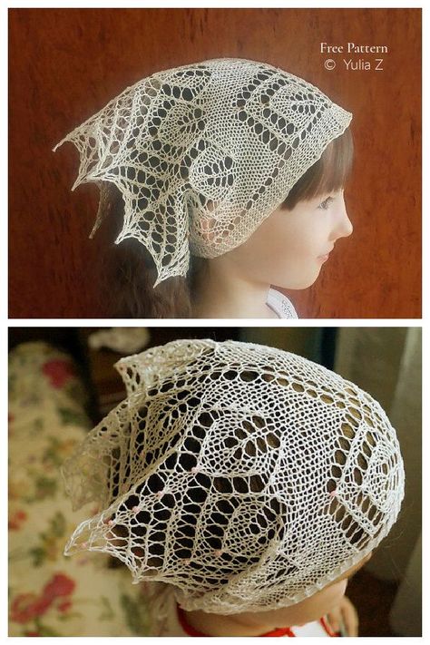 Head Kerchief Free Knitting Patterns & Paid - Knitting Pattern Knitting Bandana Pattern, Knitted Head Scarf Pattern, Knit Kerchief Pattern Free, Knit Bandana Pattern Free, Knit Bandana Pattern, Lace Knitting Patterns Free, Lace Shawl Knitting Patterns, Knit Bandana, Free Knit Shawl Patterns