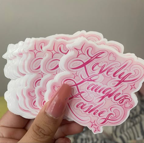 Esthetician Room Decor, Lashes Fake Eyelashes, Pink Business Card, Lab Logo, Hairstylist Business Cards, Self Branding, Nail Art Studio, Nail Logo, Small Business Packaging Ideas