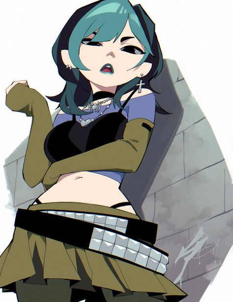 Inicio / Twitter Total Drama, Anime Character, Drama, On Twitter, Twitter, Green, Hair, Anime, Blue