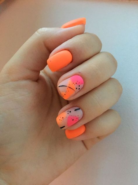 Colourful Nails Designs, Fun Neon Nails, Salon Life, Colourful Nails, Nails Art Designs, Summery Nails, Face Beat, Vibrant Nails, Nails Spring