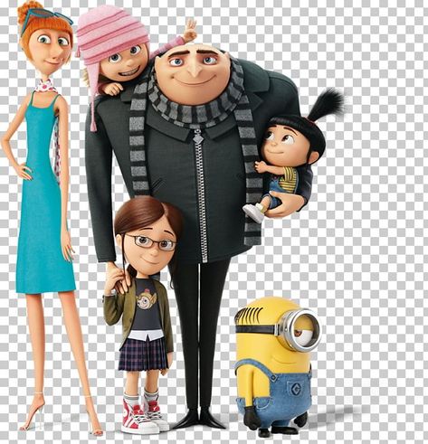 Dispical Me Characters, Edith Despicable Me, Despicable Me Characters, Margo Gru, Calendar Cartoon, Despicable Me Gru, Gru And Minions, Minion Drawing, Agnes Despicable Me