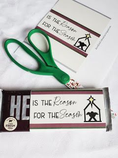 Hershey Bar Christmas Ideas, Hershey Bar Christmas Gift Ideas, Christmas Hershey Bar Wrappers, Christian Candy Sayings, Hershey Bar Wrappers Printable Free, He Is The Reason For The Season, Rs Gifts, Ministry Appreciation, Primary Christmas Gifts