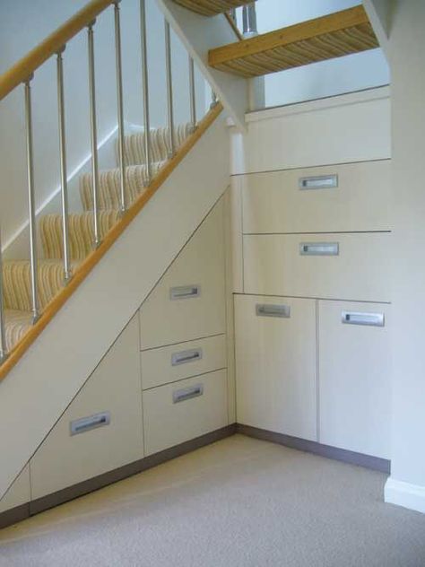 storage under u shaped stairs Under Stairs Drawers, Shelves Under Stairs, U Shaped Stairs, Under Stairs Wine Cellar, L Shaped Stairs, Stair Drawers, Understair Storage, U Shaped Staircase, Ideas Armario