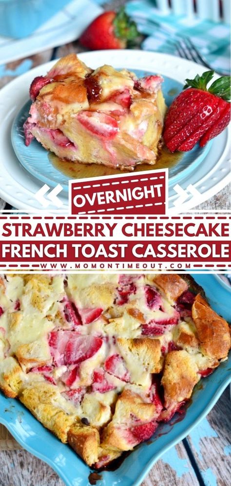 Overnight Strawberry Cheesecake French Toast Casserole Strawberry Cheesecake French Toast Bake, Strawberry Stuffed French Toast Casserole, Strawberries And Cream French Toast Casserole, Overnight French Toast Casserole With Cream Cheese, Overnight Strawberry French Toast Casserole, Overnight Strawberry French Toast Bake, Strawberry And Cream French Toast, Strawberry Cream Cheese French Toast Casserole, Strawberry Breakfast Casserole