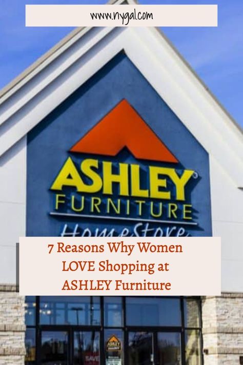 Ashley Furniture is just one of the many stores that have capitalized on this trend, but it stands out for many reasons.There are few furniture retailers who have grasped the ever-changing needs of our home like Ashley Furniture. | Ashley Furniture homestore + living room - bedroom + dining | www.nygal.com Ashley Home Store, Nyc Shopping Guide, Ashley Homestore, Hanging Closet, Free Text, Ashley Furniture Homestore, Nyc Shopping, Closet Organizers, Donate To Charity