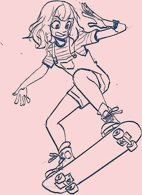 Art Sketches Girl, Aesthetic Anime Drawing, Sketches Of Girls Faces, Anime Drawing Art, Lofi Aesthetic, Art Sketches Doodles, Skateboard Girl, Deep Art, Art Sketches Pencil