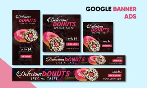 Hi! I am Arif, A professional google banner ads designer. If you are looking for Banner ads for your Google AdWords then you are in the right place. I am eagerly waiting to boost your business by designing an eye-catching & effective banner. You can get a total of 20 sizes of google banner ads. Those are given below- Square and rectangle 200 × 200 240 × 400 250 × 250 250 × 360 300 × 250 336 × 280 580 × 400 Google Banner Ads, Flash Banner Design, Google Banner, Website Ads, Website Banner Design, Etsy Shop Banner, Instagram Banner, Digital Banner, Banner Ads Design