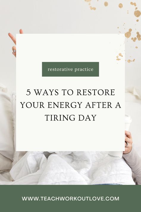 Many people run around all day and find that they collapse in the evening. They feel drained after depleting their bodies. These feelings of fatigue are often due to lifestyle factors such as stress, inadequate sleep, or a poor diet. Fortunately, you can find ways to keep your energy levels high even if you have … The post 5 Ways to Restore Your Energy After a Tiring Day appeared first on Teach.Workout.Love. Eye Mask Sleep, Tiring Day, Feeling Drained, Light Exercise, Adequate Sleep, Lack Of Energy, People Running, Sleeping Habits, Lack Of Sleep