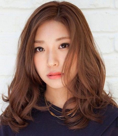 Perm Hairstyles, Digital Perm, Hair Color Asian, Korean Hair Color, Asian Haircut, Modern Texture, Long Hairstyle, Medium Cut, Super Hair