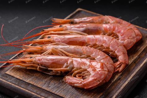 Tiger shrimp or langoustine boiled with spices and salt, Photos - Envato Elements Boiling Shrimp On The Stove, How To Cook Raw Shrimp On The Stove, Cooking Raw Shrimp On Stove, Shrimp Picture, Shrimp Image, Tiger Shrimp, Salt