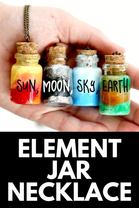 Element Jars, Galaxy Jar, Jar Necklace, Science Lesson, Diy Crafts For Adults, Diy Halloween Costumes Easy, Diy Gifts For Him, Crafts Videos, Diy Gifts For Friends