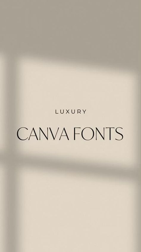 luxury canva fonts for design projects Canva Fonts For Branding, Best Brand Fonts, Luxury Marketing Design, Luxury Brand Logo Ideas, Canva Logo Fonts, Luxury Brand Ideas, Brand Fonts Canva, Canva Fonts For Logo, Beautiful Canva Fonts