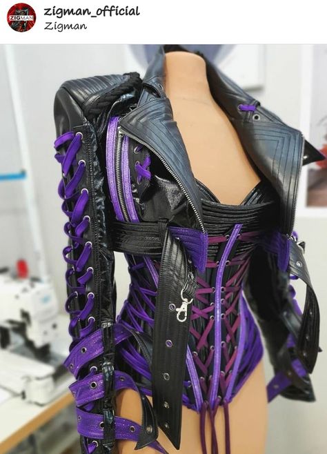 Wrestling Outfits, Wwe Outfits, Drag Queen Outfits, Cyberpunk Fashion, Corsets And Bustiers, Stage Costume, Dresses Elegant, Rave Outfits, Performance Outfit