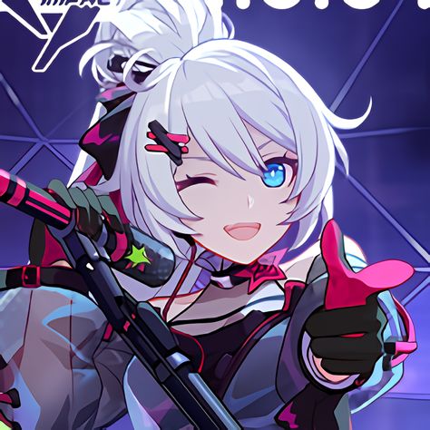 Kiana Kaslana, 3 Characters, Game Icon, Honkai Impact, Icon Pfp, Jurassic World, White Cat, Best Games, Anime Style