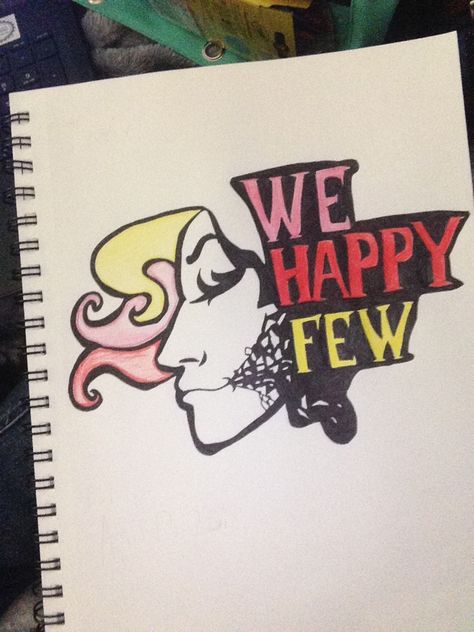 We happy Few logo hand drawn by me. We Happy Few Game, Logo Hand Drawn, We Happy Few, Logo Hand, Birthday Party Crafts, Sport Craft, Things To Do When Bored, Hand Logo, Healthy Snacks For Diabetics