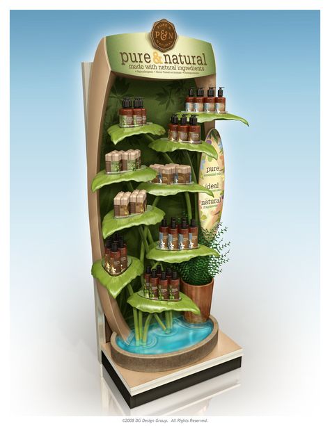 Vegetable Packaging, Point Of Sale Display, Cardboard Display, 광고 디자인, Pos Display, 3d Cnc, Creative Concept, Bottle Display, Exhibition Stand Design