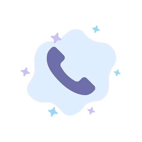 Contact Information Design, Phone Symbol, Support Symbol, Phone Vector, Cloud Background, Telephone Call, Android Theme, Abstract Cloud, Blue Icon