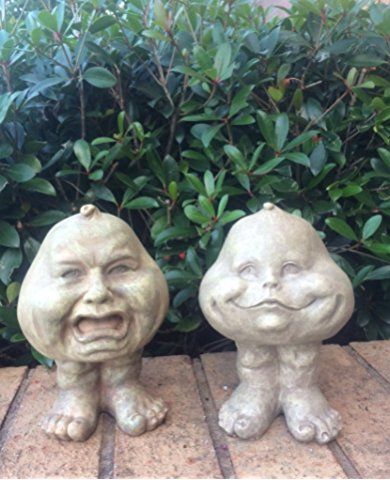 Pots For Indoor Plants, Face Planters, Head Planters, Goofy Pictures, Garden Statue, Very Funny Pictures, Literature Art, Happy Baby, Garden Statues