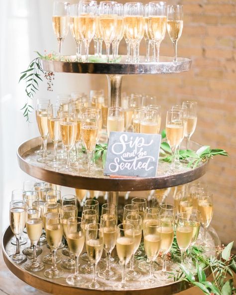 Cherry Blossom Events on Instagram: “‘Sip and be Seated’🥂 This is one of our favorite details from Rose + Jeremy's #cberealwedding last fall. A simple detail yet stunning…” Blue White Gold Wedding, Table Card Ideas, Sip And Be Seated, Vintage Parisian Wedding, Must Have Wedding Pictures, Table Scape Ideas, Country Wedding Decor, Tea Party Sandwiches, Welcome Drinks