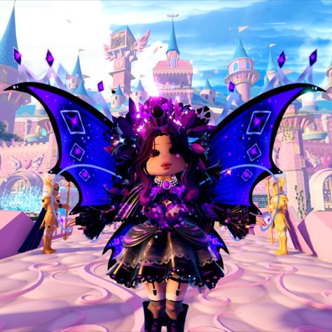 Royale high darkness fairy 🦇campus 3! Dark Fairy Royale High, Fairy Royale High, Dark Element, Dark Fairy, Royale High, Higher Power, Pins, Quick Saves