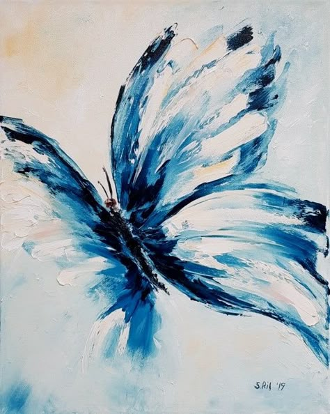 Butterfly Abstract Painting, Abstract Butterfly Painting, Blue Butterfly Painting, Abstract Painting Landscape, Butterfly Decoration, Abstract Butterfly, Butterfly Art Painting, Butterfly Blue, Painting Ocean