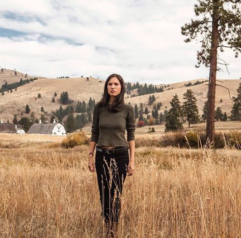 Monica Yellowstone, Dutton Outfits, Monica Dutton, Kelsey Chow, Kelsey Asbille, Yellowstone Outfits, Sam Uley, Streetwear Office, Native American T Shirts